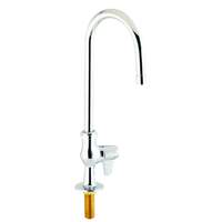 T&S Brass Equip Deck Mount Gooseneck Faucet with 5-7/8in Swivel Spout - 5F-1SLX05CA 