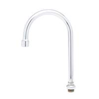 T&S Brass 10-5/16in H Swivel Gooseneck Spout with 2.2 GPM Laminar Flow - 133X-LAM-VR 