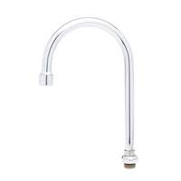 T&S Brass 10-5/16" H Swivel Gooseneck Spout w/ 2.2 GPM Laminar Flow - 133X-LAM-VR