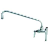 T&S Brass Add-On Faucet with 14in Swing Spout with Lever Handle - B-0158-CR 