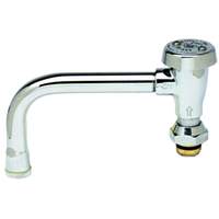 T&S Brass 9-1/4" Vacuum Breaker Rigid Nozzle w/ Stream Regulator - B-0405-03