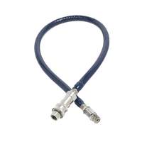 T&S Brass 24in Safe-T-Link Water Appliance Connector with 3/8in Male NPT - HW-4B-24 