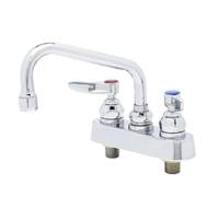 T&S Brass 4in Deck Mount Workboard Faucet with 6in Swing Spout - B-1110 