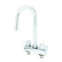 T&S Brass 4" Deck Mount Workboard Mixing Faucet - 5F-4CLX03A