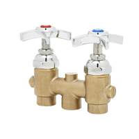 T&S Brass Concealed Mixing Faucet with 4-Arm Handles - B-2297 