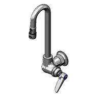 T&S Brass Wall Mounted Single Temperature Faucet - 1.5 GPM Aerator - B-0310-119X-WS 