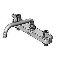 T&S Brass Equip 8in Deck Mount ADA Compliant Faucet with 8in Swing Spout - 5F-8CLX08 