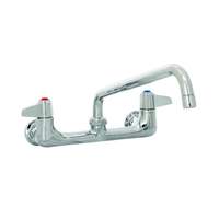 T&S Brass Equip 8in OC Wall Mount Faucet with 10in Swing Spout - 5F-8WLS10 