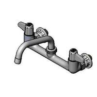 T&S Brass 8in Wall Mount Workboard Mixing Faucet - 5F-8WLB06 