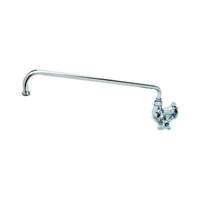 T&S Brass Wall Mounted Single Temperature Faucet w/ 18" Swing Spout - B-0210