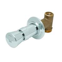 T&S Brass Concealed Straight Slow Self Closing Valve w/ Push Button - B-1029