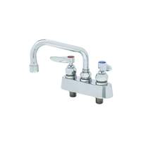 T&S Brass 8" Deck Mount Workboard Faucet w/ 6" Swivel Spout - B-1120-XS-F12