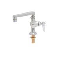 T&S Brass Deck Mounted Faucet w/ 6" Cast Spout - B-0208-CR-HW
