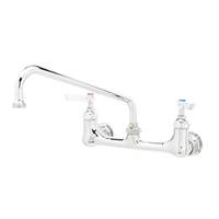 T&S Brass 8in OC Wall Mount Faucet with 10in Swing Spout - B-2342 