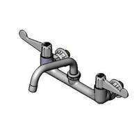 T&S Brass 8in Wall Mount Workboard Mixing Faucet - 5F-8WWB06 
