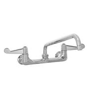 T&S Brass 8in Wall Mount Workboard Mixing Faucet - 5F-8WWB08 