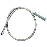 T&S Brass 144" Pre-Rinse Flexible Stainless Steel Hose & Adapter - B-0144-H