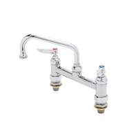 T&S Brass 8" Deck Mount Workboard Mixing Faucet - B-0222-CC