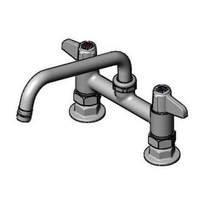 T&S Brass 6" Deck Mount Workboard Mixing Faucet - 2.2 GPM Aerator - 5F-6DLS08A