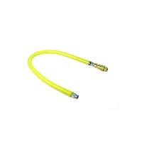 T&S Brass 24"L Safe-T-Link Gas Connector Hose with 3/4in Male NPT - HG-4D-24 