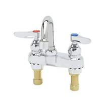 T&S Brass 4" Deck Mount Medical Faucet w/ 2-15/16" Swivel Gooseneck - B-2320