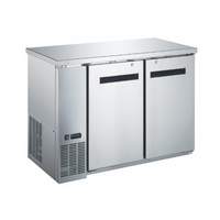 Falcon Food Service 48in Two Door Stainless Steel Back Bar Refrigerator - ABB-48SS 