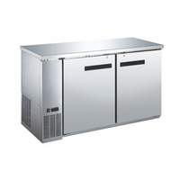 Falcon Food Service 60" Two Door Stainless Steel Back Bar Refrigerator - ABB-60SS