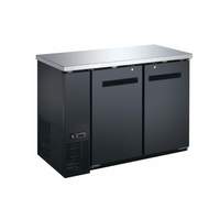 Falcon Food Service 59"W 27"D Back Bar Refrigerator with Two Solid Doors - ABB-59-27 