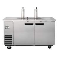 Falcon Food Service 69in Triple Keg Draft beer cooler with Stainless Steel Exterior - ADD-3SS 