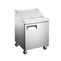 Falcon Food Service 27in Sandwich Prep Table with (8) Pan Capacity - AST-27 