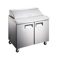 Falcon Food Service 36in Sandwich Prep Table with (10) Pan Capacity - AST-36 