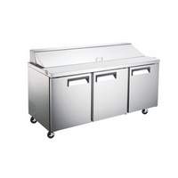 Falcon Food Service 71in Sandwich Prep Table with (18) Pan Capacity - AST-72 