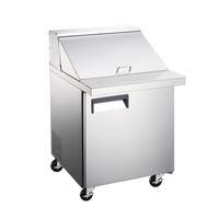 Falcon Food Service 27in Mega Top Prep Table with (12) Pan Capacity - AST-27M 