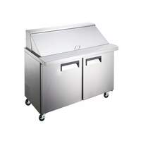 Falcon Food Service 36in Mega Top Prep Table with (15) Pan Capacity - AST-36M 