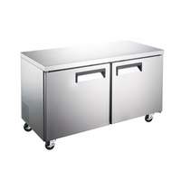 Falcon Food Service 60"W (2) Door Stainless Steel Undercounter Refrigerator - AUC-60 