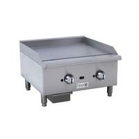 Falcon Food Service 24in Manual Gas Griddle with 5/8in Thick Plate - AEG-24 
