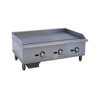 Falcon Food Service 36in Manual Gas Griddle with 5/8in Thick Plate - AEG-36 