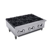 Falcon Food Service 36in (6) Burner Gas Hot Plate - AHP-6 