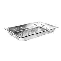 Thunder Group 1/2 Size 24 Gauge Perforated Steam Table Pan - 2-1/2" Deep - STPA3122PF