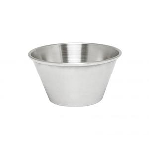 Thunder Group 3 oz Stainless Steel Round Sauce Cup - SLSA003