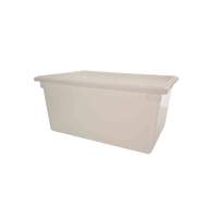 Thunder Group 17gl Food Storage Box with Built-In Handle - White - PLFB182612PP 