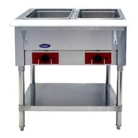 Atosa CookRite 2 Open Well 120v Electric Steam Table - CSTEA-2C 