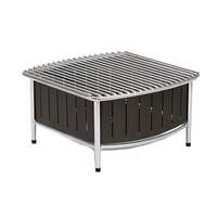 Vollrath Wire Grill Countertop Small Contoured Buffet Station - Black - 4667475 