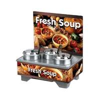 Vollrath Countertop Soup Merch with 4qt Accessory Pack Menu Board - 720201103 
