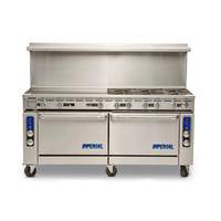 Imperial 72" 6 Burner Range With Dual Convection Ovens & 36" Griddle - IR-6-G36-CC