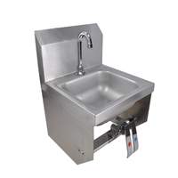 BK Resources Wall Mount Hand Sink With Single Deck Mount Faucet - BKHS-D-SS-1-BKK-PG 
