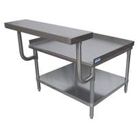 BK Resources Stainless Adjustable Work Shelf for 15"W x 30"D Stands - EQ-WS15 