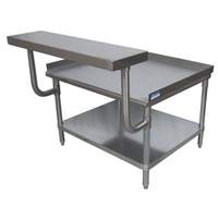 BK Resources Stainless Adjustable Work Shelf for 48"W x 30"D Stands - EQ-WS48