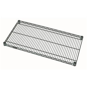 Quantum Food Service 36x18 Green Epoxy Wire Shelf - 1836P