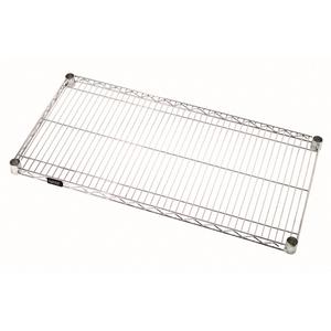 Quantum Food Service 48x18 Chrome Plated Wire Shelf - 1848C